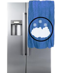 Холодильник Restart - намерзает снег, лед на стенке